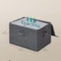 Set Of Foldable Storage Bins Boxes With Lids, thumbnail 2 of 5