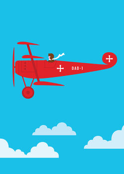 Happy Father's Day Old Fokker Card, 4 of 5