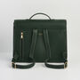 Into The Woods Green Large Satchel Backpack, thumbnail 3 of 7