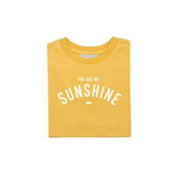 Custard 'You Are My Sunshine' Short Sleeved T Shirt, 2 of 2