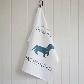 Wirehaired Dachshund Tea Towel, 2 of 4