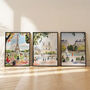 Set Of Three Paris, France Watercolour Prints, thumbnail 3 of 8