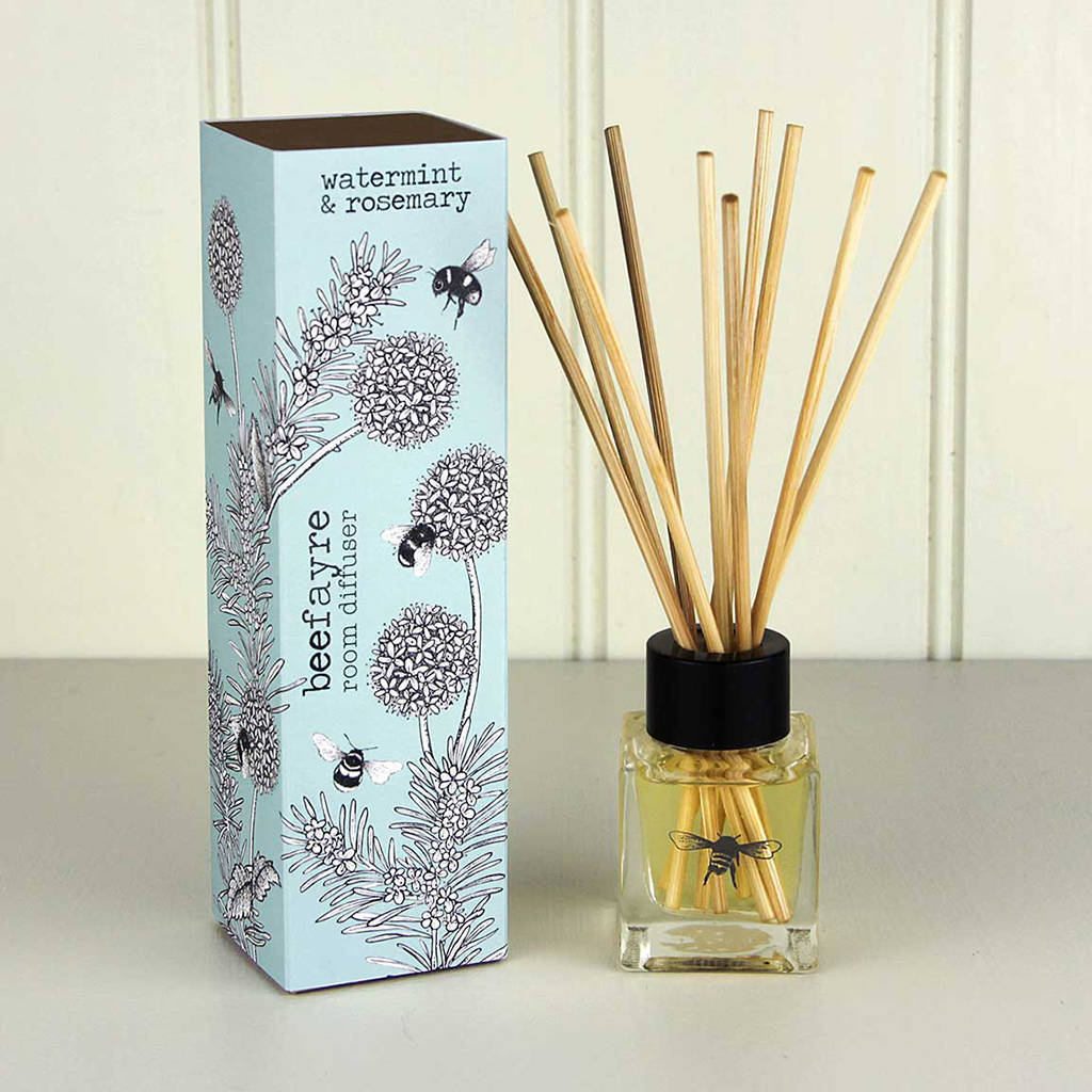 Watermint And Rosemary Reed Diffuser By Beefayre