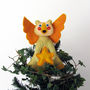 Handmade Angel Bear Christmas Tree Topper, thumbnail 1 of 6