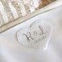 Brides Wedding Dress Keepsake Personalised Patch Label, thumbnail 3 of 3