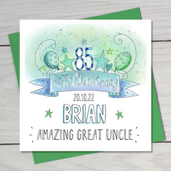 Happy 85th Birthday Card, 2 of 2
