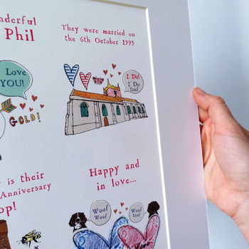 Personalised Engagement Story Print, 9 of 10