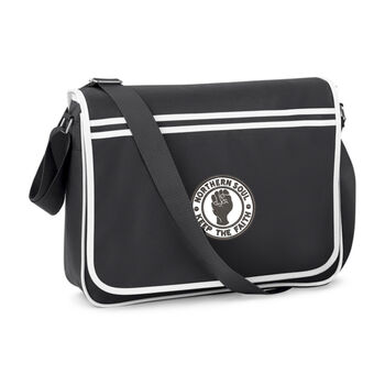 Embroidered Retro Messenger Bag Northern Soul Bag. Dance Kit And Accessory Bag, 4 of 5