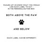 Custom Pet Paw Waterproof Labels, thumbnail 6 of 10