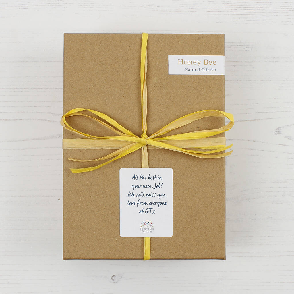 honey bee natural gift set by green tulip | notonthehighstreet.com