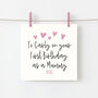 To My/Our Daughter On Her First Birthday As A Mummy Pink Heart Card, thumbnail 1 of 4