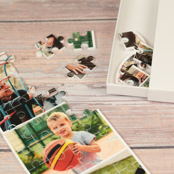 46 Piece Photo Strip Acrylic Puzzle With Message, 6 of 9