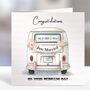 Camper Van Wedding Card Personalised, thumbnail 6 of 7