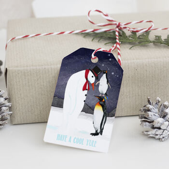 Winter Wonderland Animal Gift Tag Pack Of Eight, 4 of 5