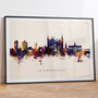 Peterborough Skyline Cityscape Art Print, thumbnail 6 of 12