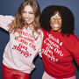 Drink Dance Come On Get Happy Christmas Jumper, thumbnail 5 of 6