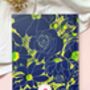 A5 Hardcover Lined Notebook With Bloom Floral Pattern, thumbnail 2 of 4