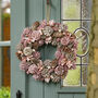 Winter Sparkle Pink Christmas Door Wreath, thumbnail 3 of 7