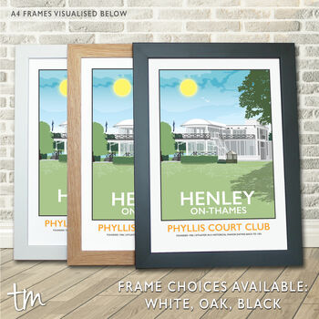 Phyllis Court Club, Henley On Thames, Oxfordshire Print, 2 of 5