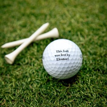 Six Personalised Golf Balls, 4 of 12