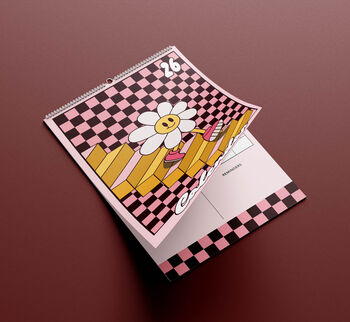 2026 Daisy Checkerboard Calendar, 5 of 5