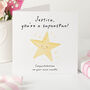 Personalised Congratulations Card You're A Superstar Exam Results Card For Son Or Daughter, thumbnail 1 of 4