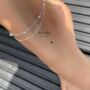 Sterling Silver Ankle Bracelet, thumbnail 1 of 6