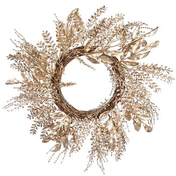 Metallic Magic Champagne Gold Laurel Wreath, 2 of 4