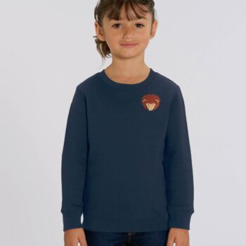 Childrens Eco Friendly Hedgehog Sweatshirt, 5 of 8