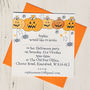 Personalised Halloween Party Invitations, thumbnail 1 of 3