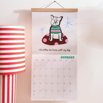 2027 Wall Calendar | Dog Life | Sunday Start, 8 of 9
