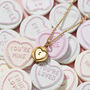 Mini Personalised Sweetheart Necklace, thumbnail 2 of 11