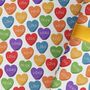 Pride Lgbt Valentines Day Wrapping Paper Roll #614, thumbnail 3 of 5
