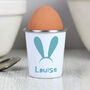 Personalised Bunny Ears Egg Cup, thumbnail 1 of 2