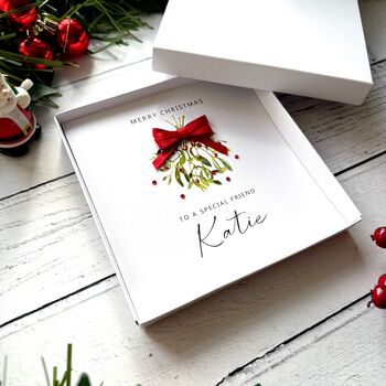 Special Friend Personalised Christmas Card, 2 of 6