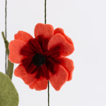 Wildflower Mobile Beginner Felt Craft Kit, 4 of 7