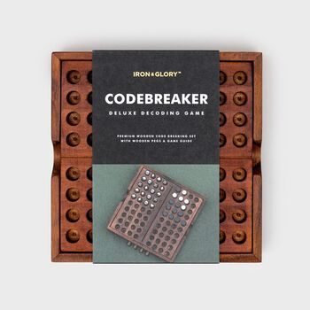 Codebreaker Deluxe Wooden Two Player Game Set, 4 of 5