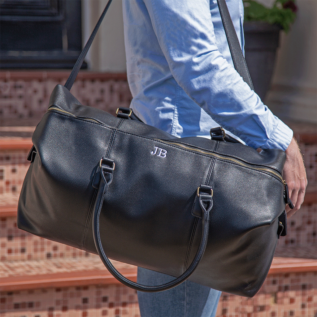 Personalised Weekend Holdall With Shoulder Strap, 2 of 12