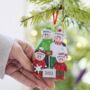 Personalised Family Hanging Decoration, thumbnail 1 of 5
