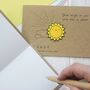 Personalised First Day Of School Card, Shine Bright, thumbnail 5 of 6