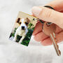 Personalised Acrylic And Wood Photo Keyring Pets, thumbnail 1 of 3