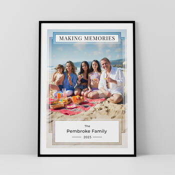 Our Family Photo Print Personalised Family Gift, 3 of 5