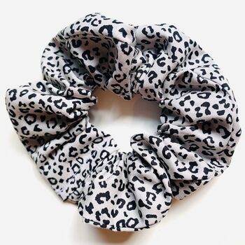 Grey Leopard Print Hairband And Scrunchie Set, 3 of 4
