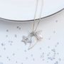 Personalised Angel Wing And Star Charm Necklace, thumbnail 5 of 12