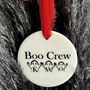 Halloween Boo Crew Personalised Family Ornament, thumbnail 1 of 3