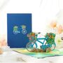 Pop Up 3D Blank Greeting Card Bicycle, thumbnail 1 of 4