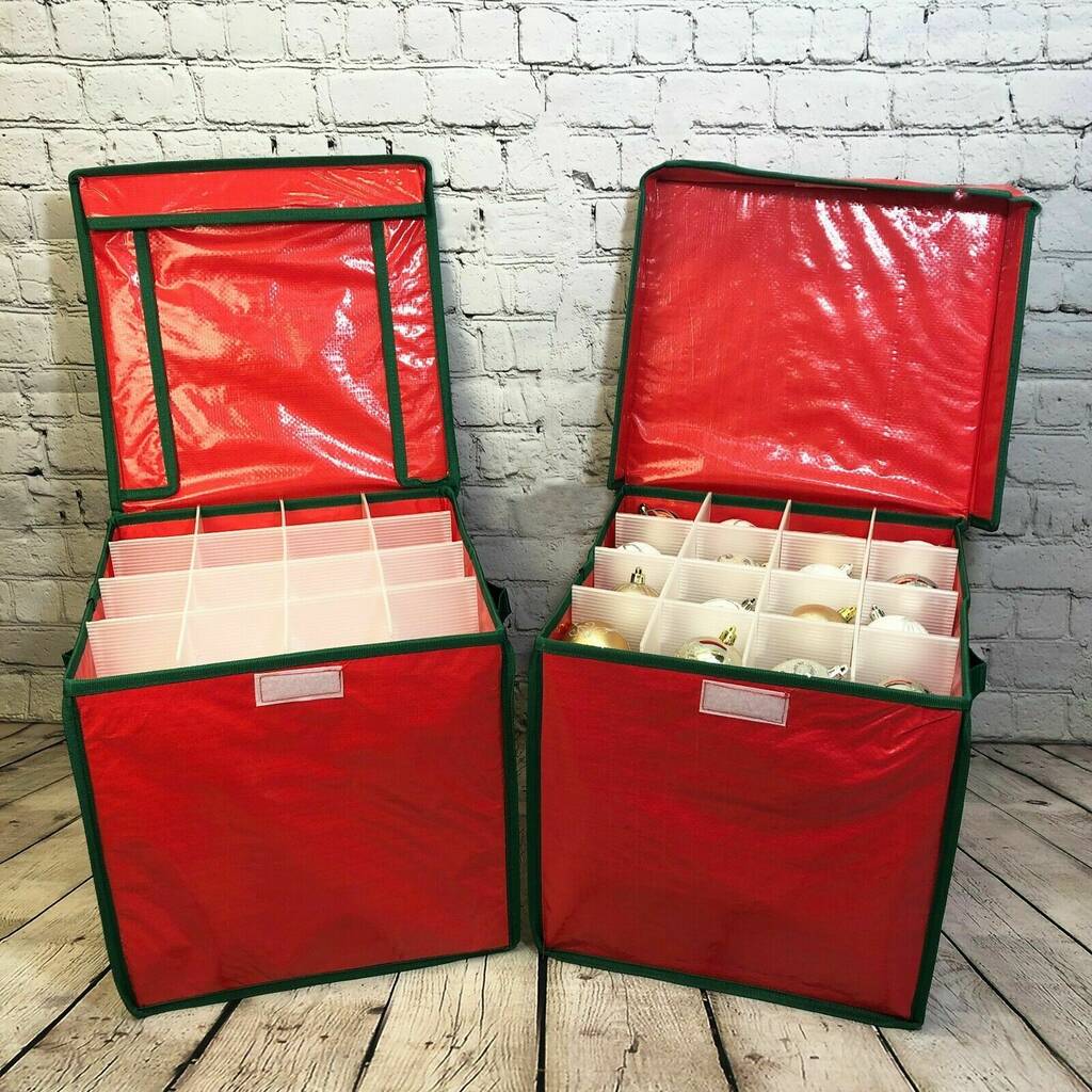 Christmas Bauble Decoration And Tree Storage Bag Pack By Garden