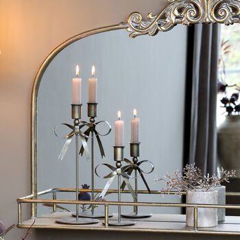 Heritage Gold Mirror And Shelf, 2 of 5