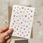 Pressed Wildflowers Set Of Six Note Cards And Envelopes, thumbnail 1 of 6