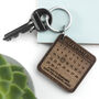 Personalised A Day To Remember Square Keyring, thumbnail 1 of 8